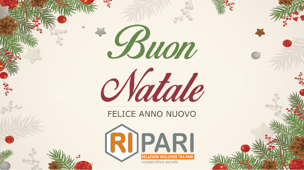 auguri di buon natale da Cooperativa Ripari Milano